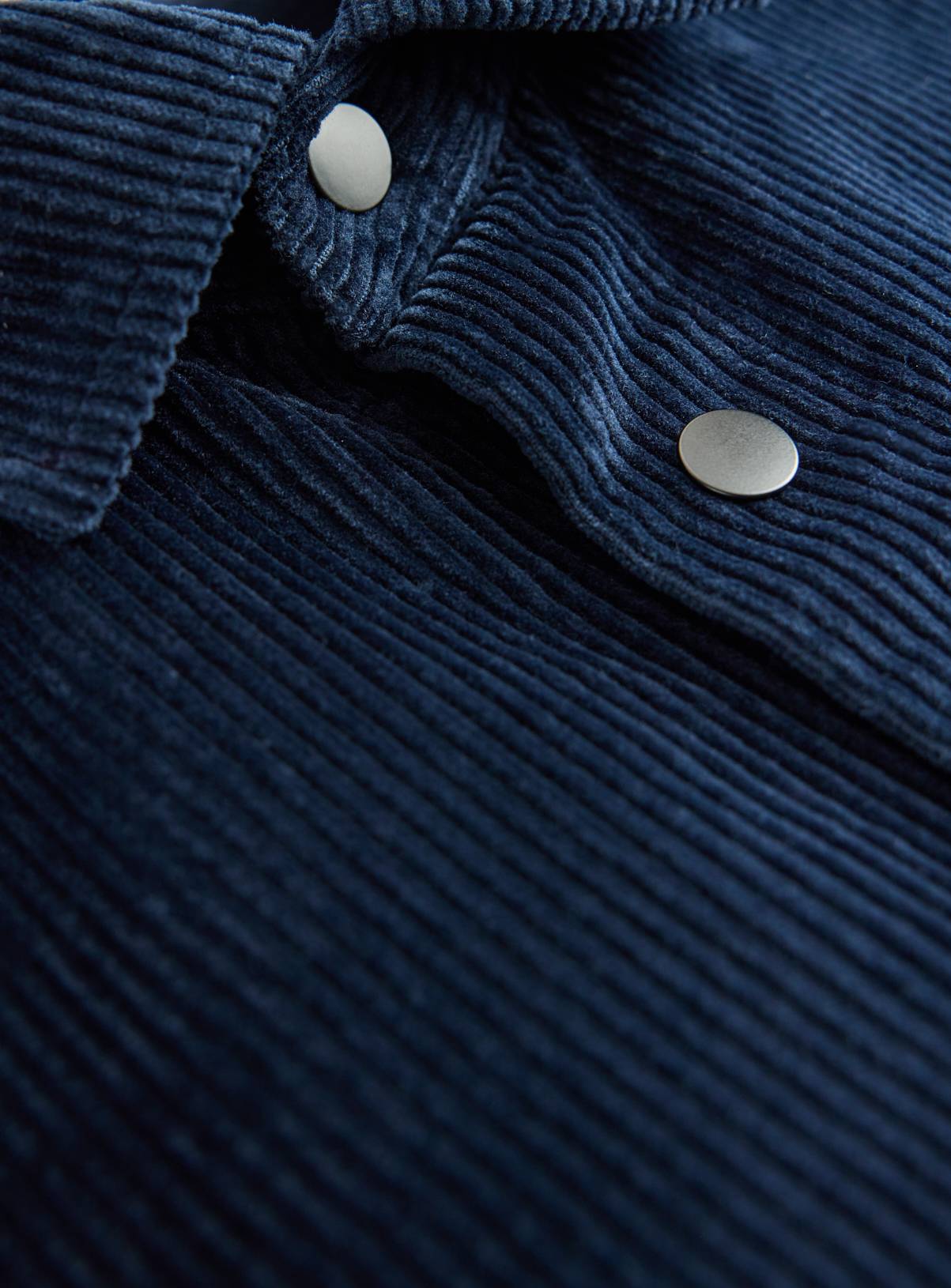 Navy Corduroy Overshirt XXL - Image 4