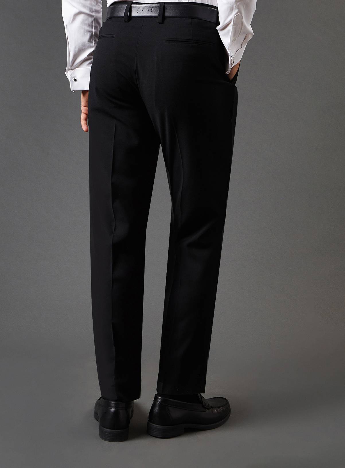 BURTON Black Slim Fit Essential Trousers 34S - Image 3