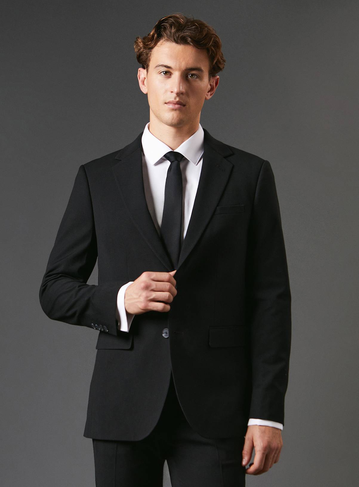 BURTON Black Slim Fit Essential Jacket 38S - Image 1