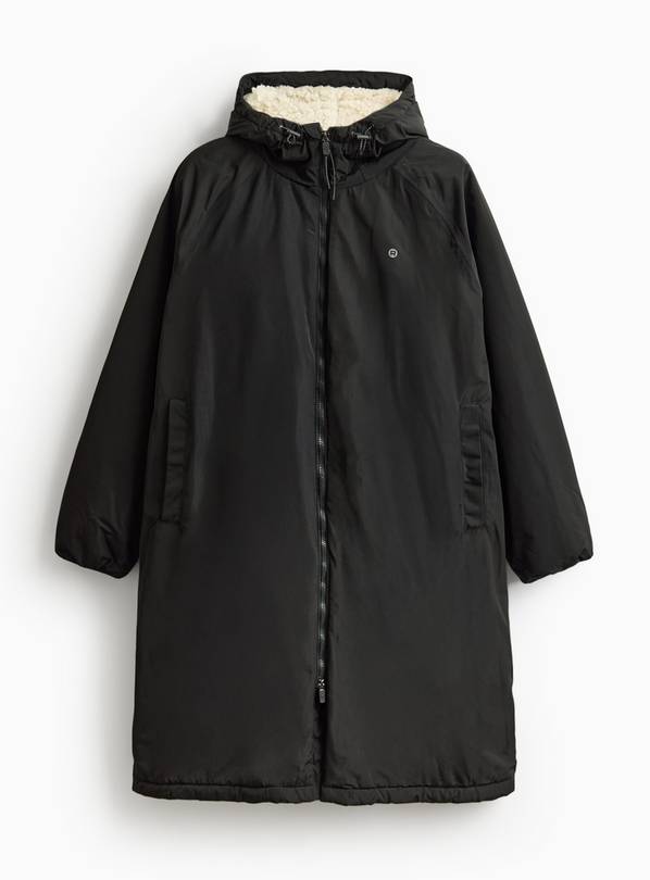 REAKTIV Black Outdoors Shower Resistant Changing Robe XXL