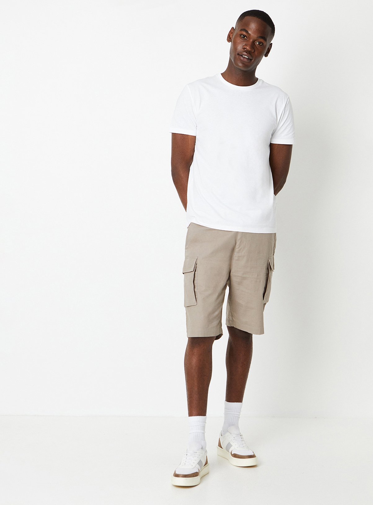 BURTON White Plain Crew Neck T Shirt XL - Image 4 thumbnail
