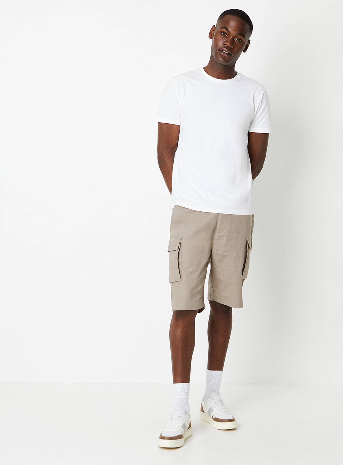 BURTON White Plain Crew Neck T Shirt XL - Image 4
