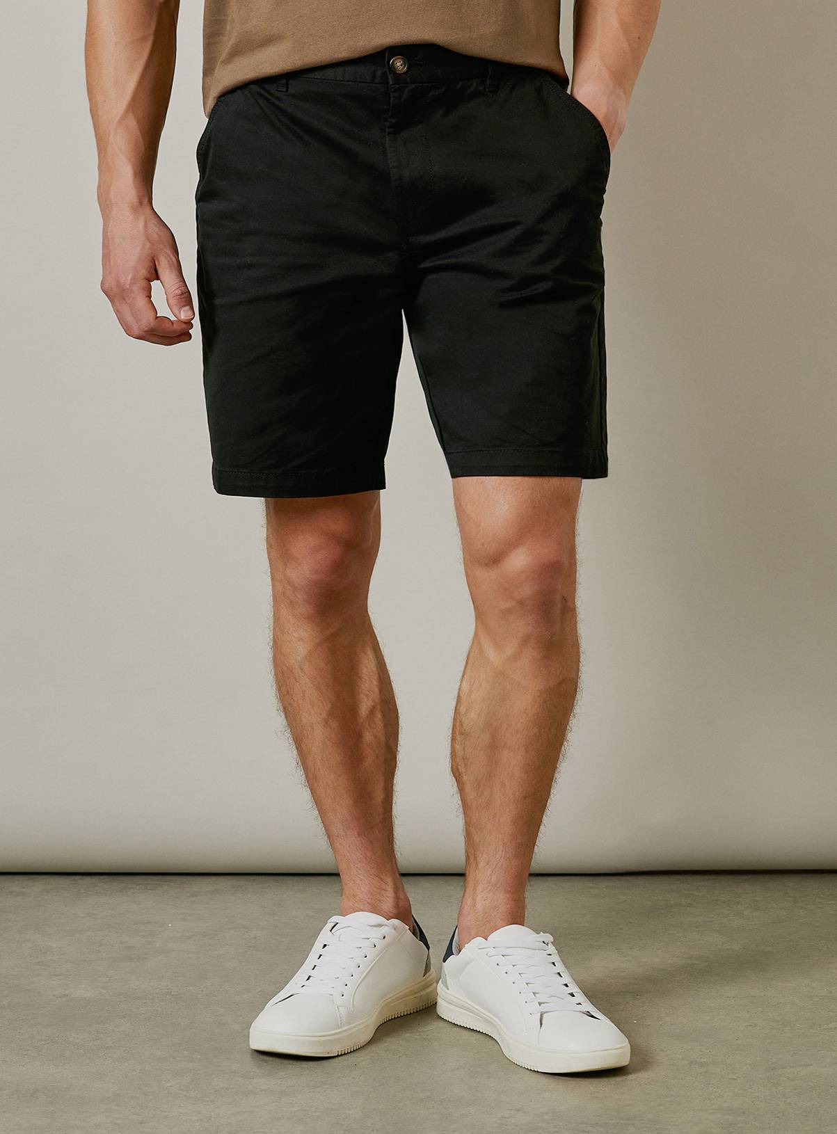 BURTON Black Chino Shorts 34 - Image 1