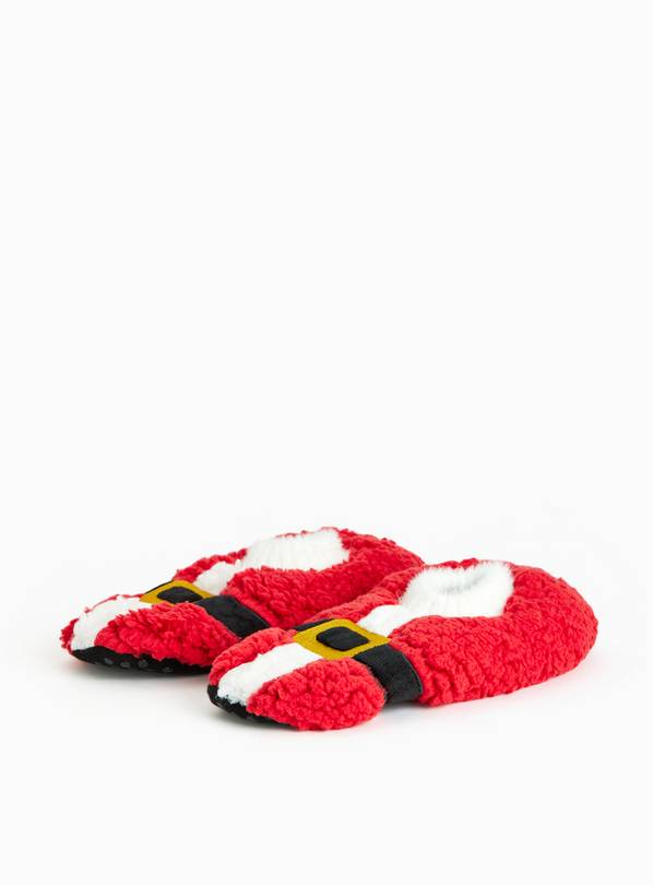 Matching Family Men's Christmas Santa Borg Footsie Socks 6-8.5