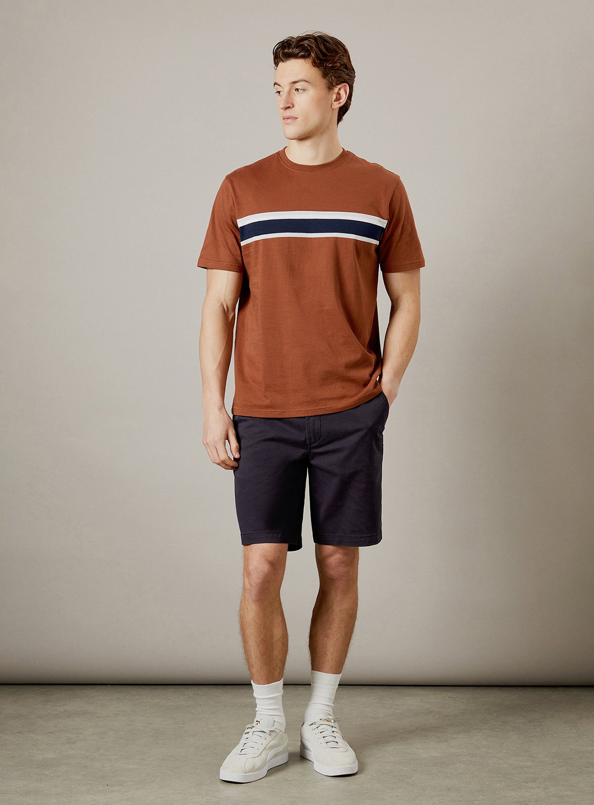 Men's BURTON Navy Chino Shorts