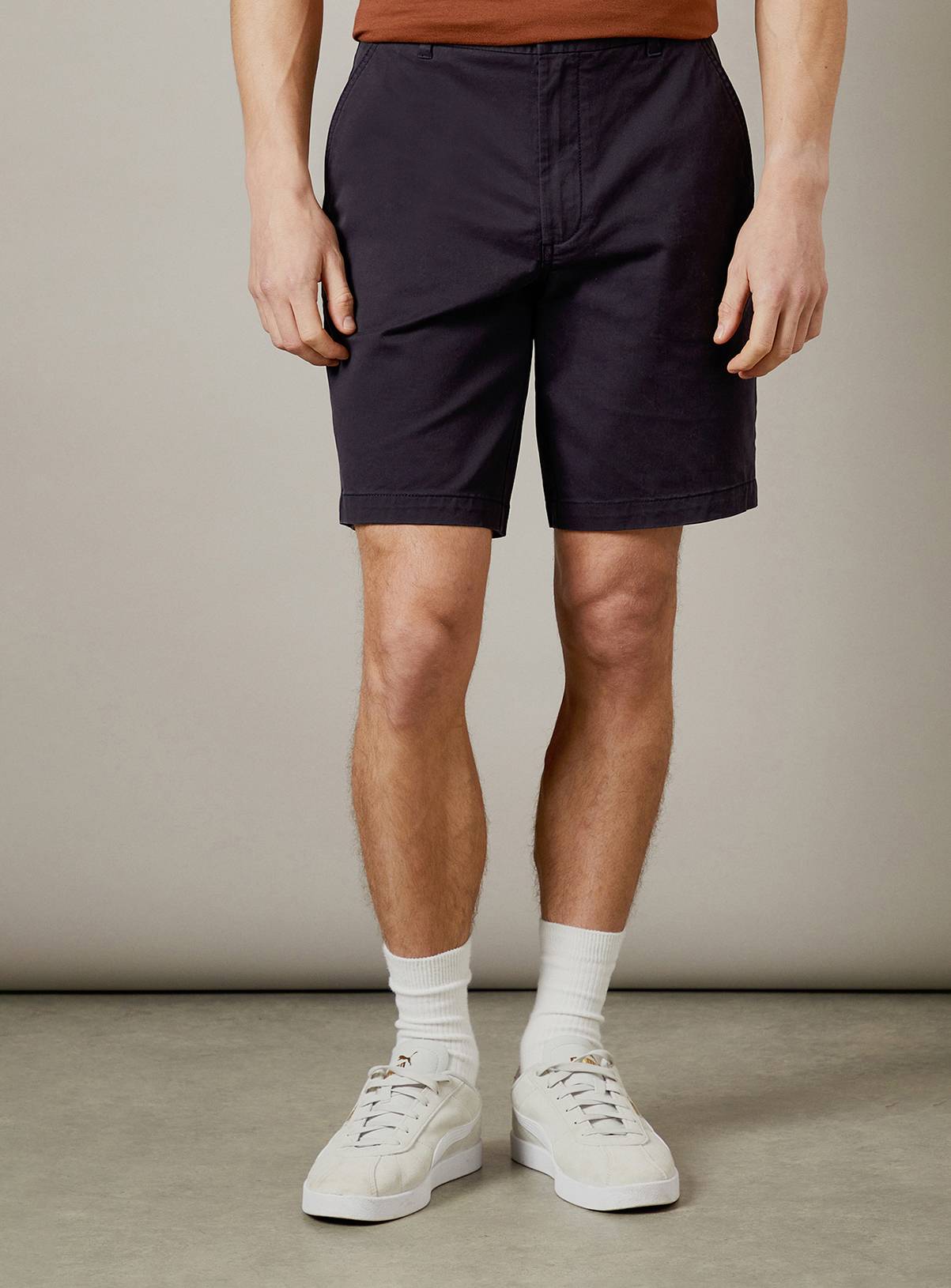 BURTON Navy Chino Shorts 38 - Image 2