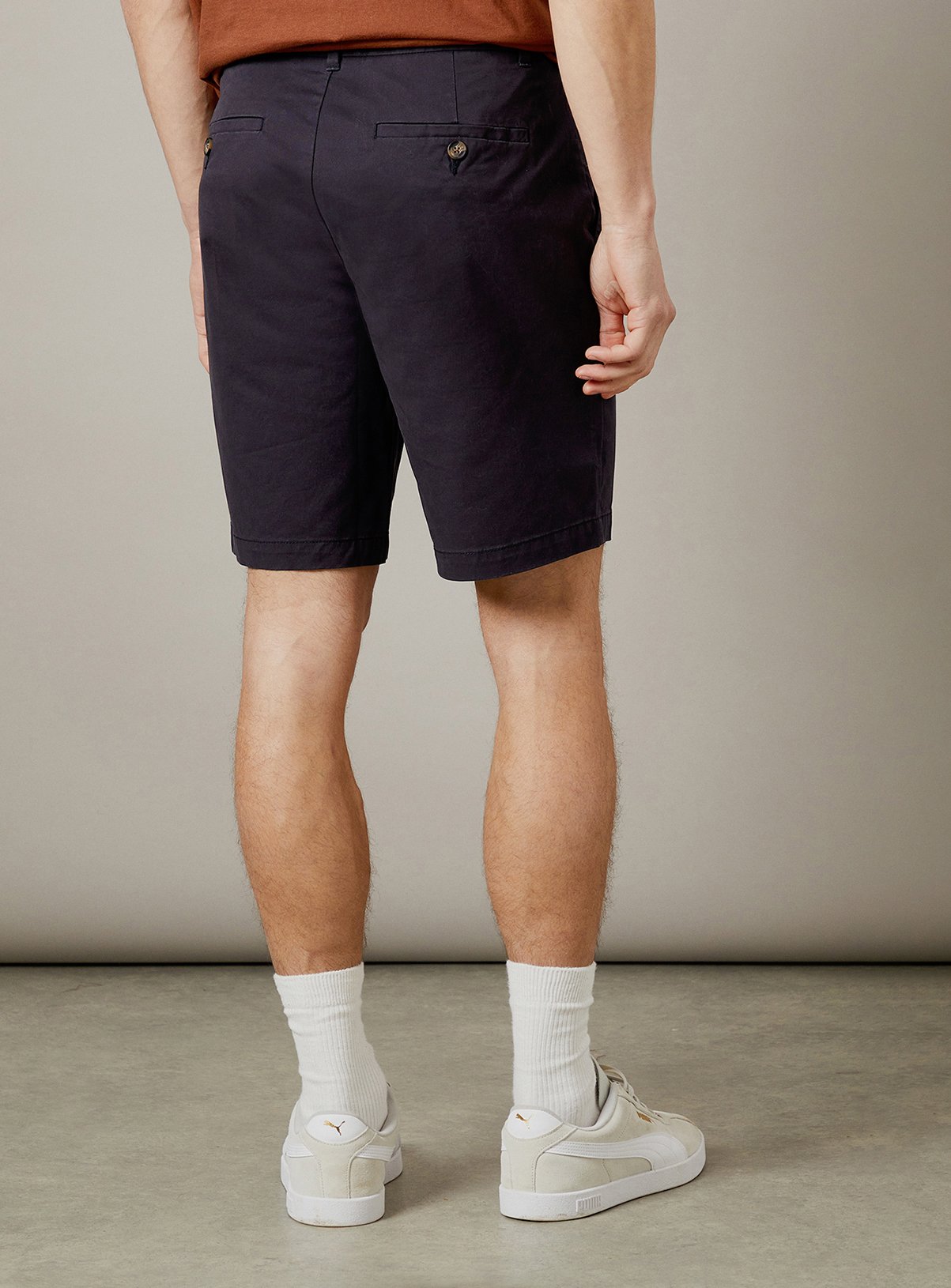BURTON Navy Chino Shorts 38 - Image 3 thumbnail