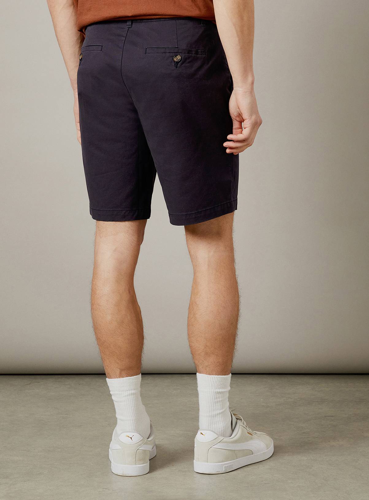 BURTON Navy Chino Shorts 38 - Image 3