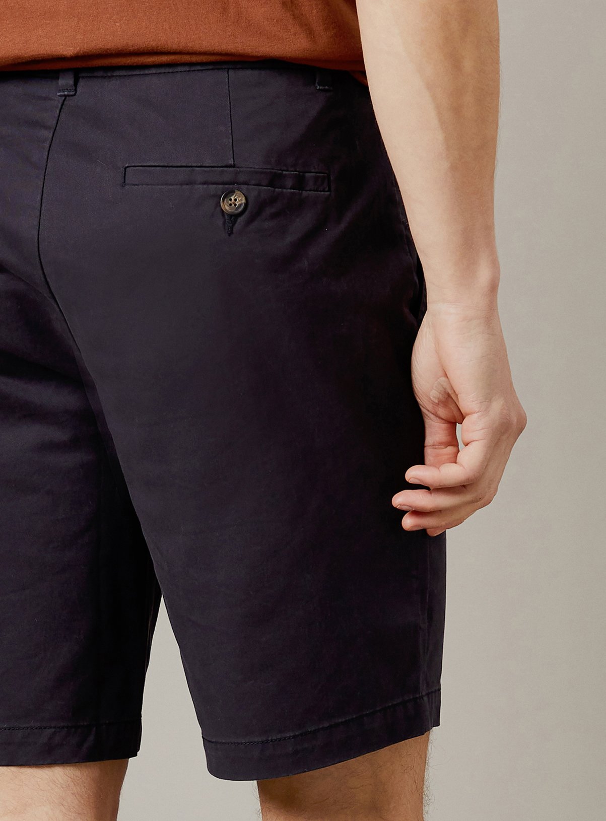 BURTON Navy Chino Shorts 38 - Image 4 thumbnail