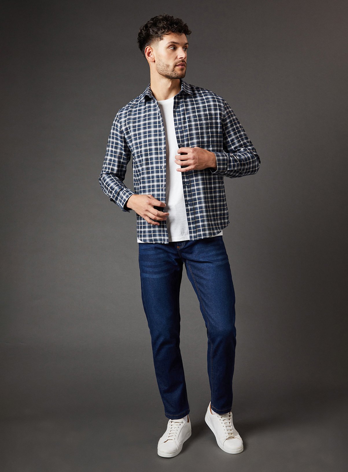 BURTON Indigo Stretch Slim Fit Jeans 32R - Image 1 thumbnail