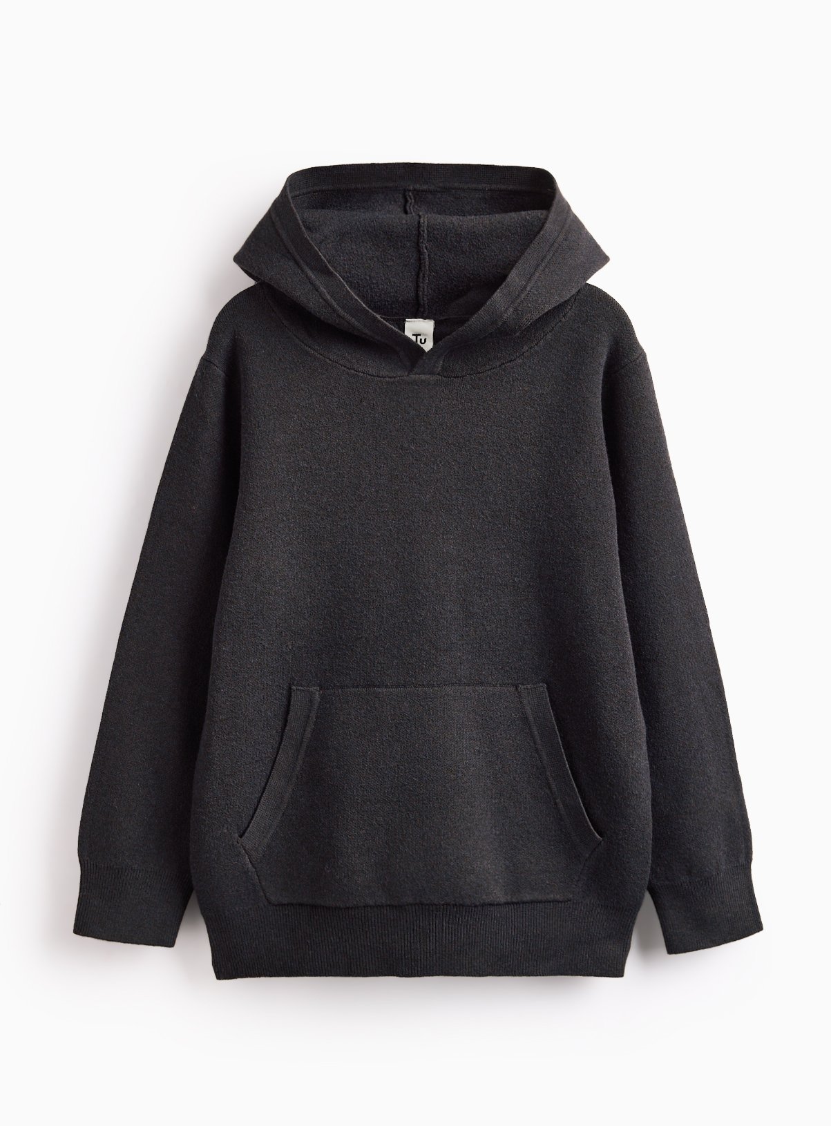 Grey Knitted Hoodie 7 years