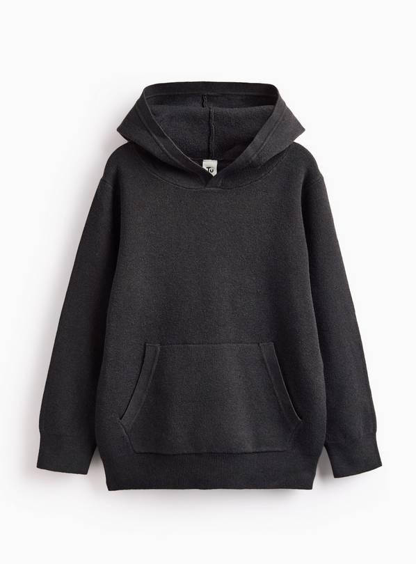Grey Knitted Hoodie 6 years