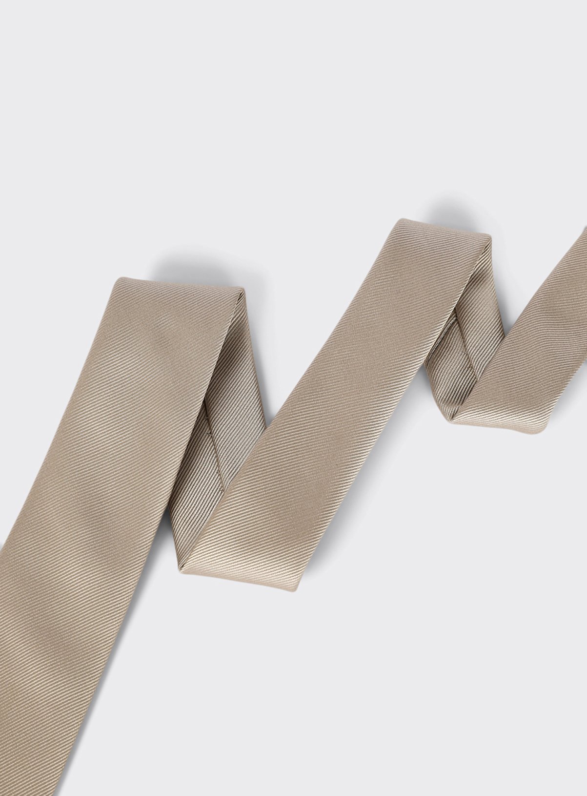 BURTON Champagne Slim Tie One Size - Image 4 thumbnail