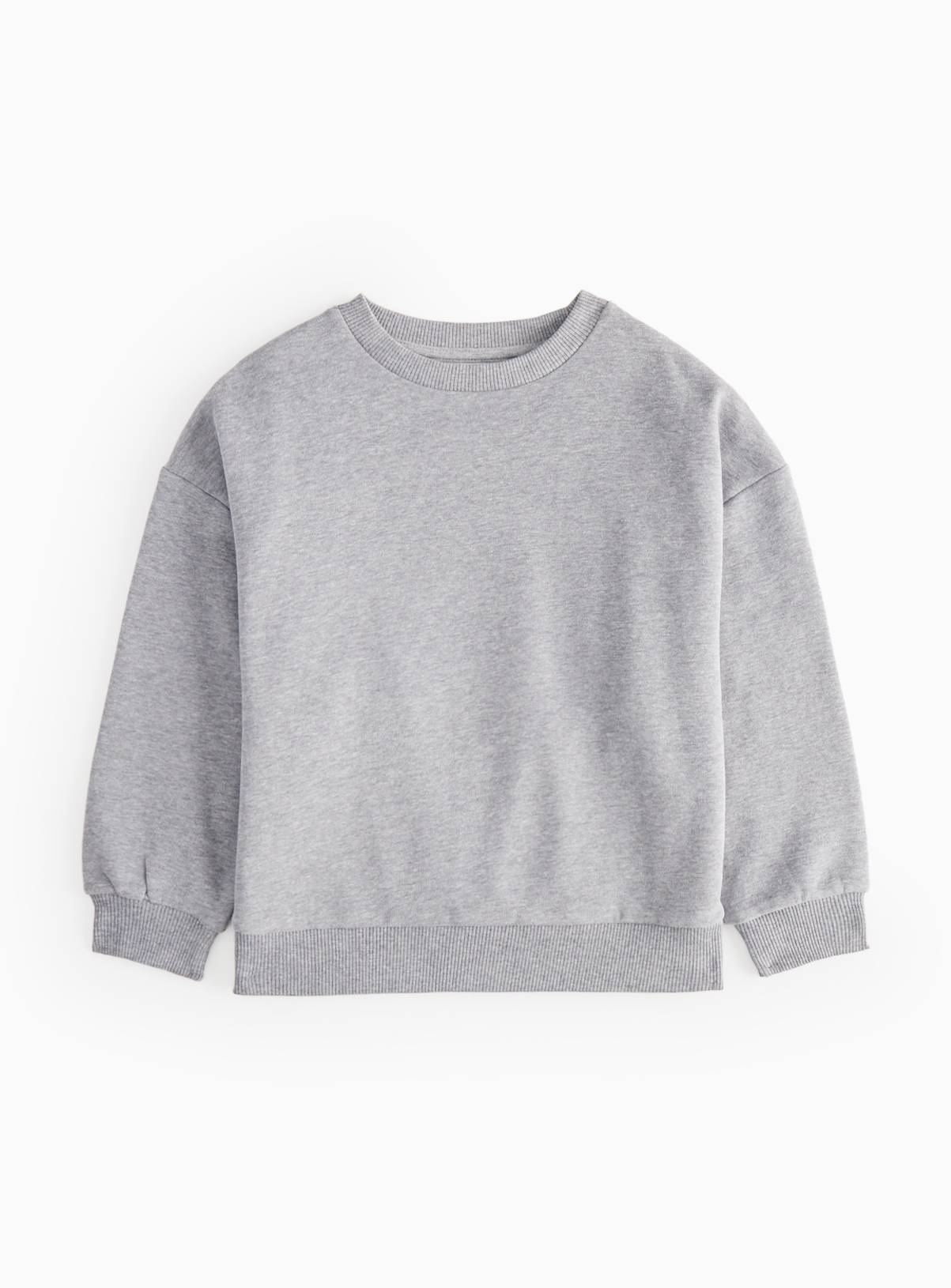 Charcoal Crew Sweatshirt 3 years - Image 1