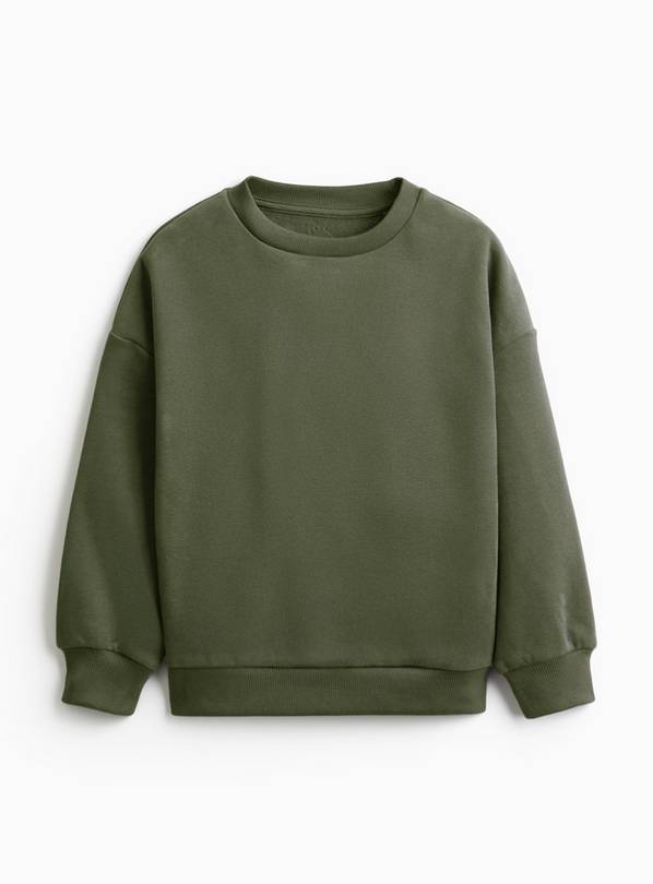 Khaki Crew Sweatshirt 1 year
