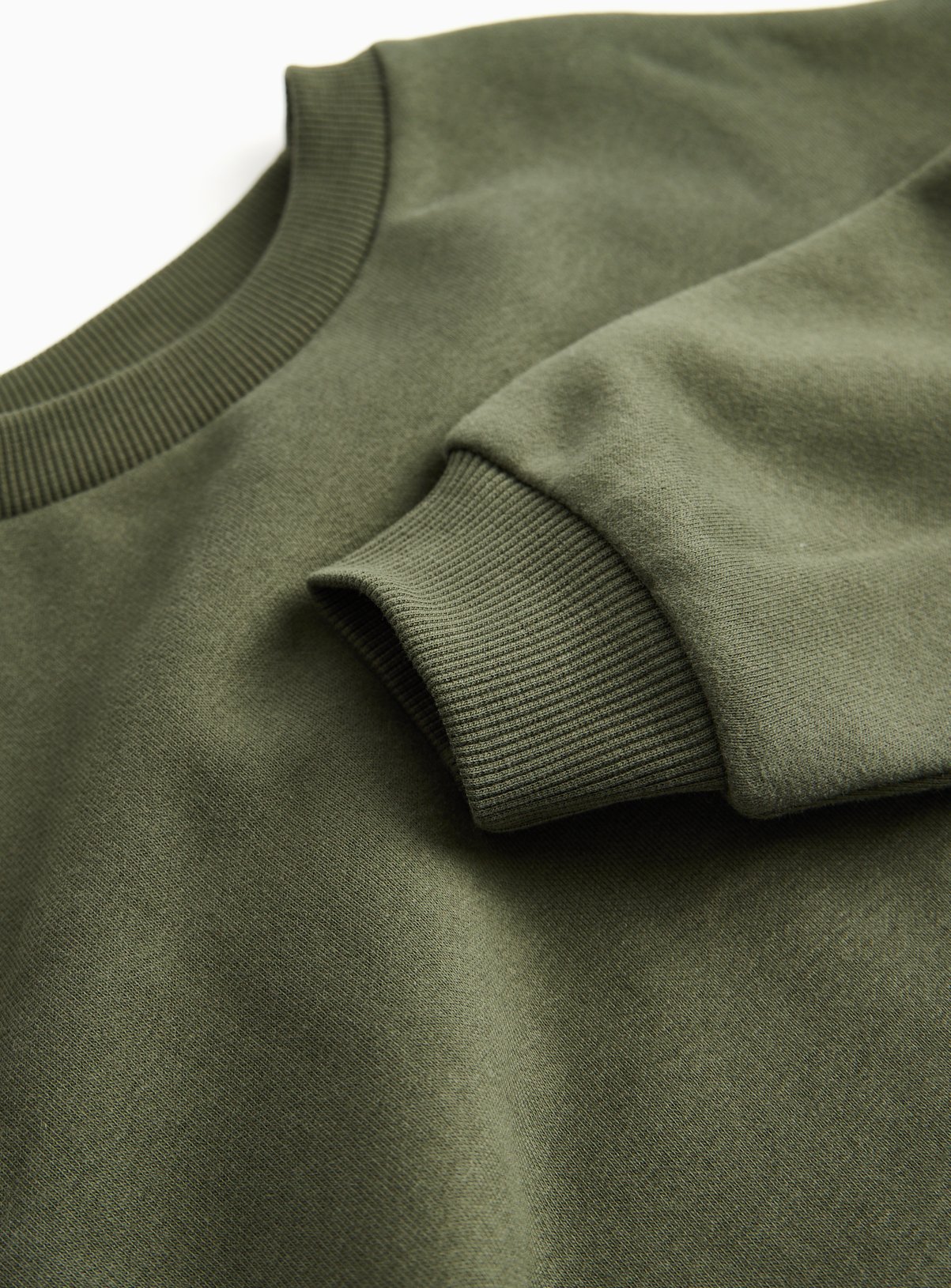 Khaki Crew Sweatshirt 1 year - Image 2 thumbnail