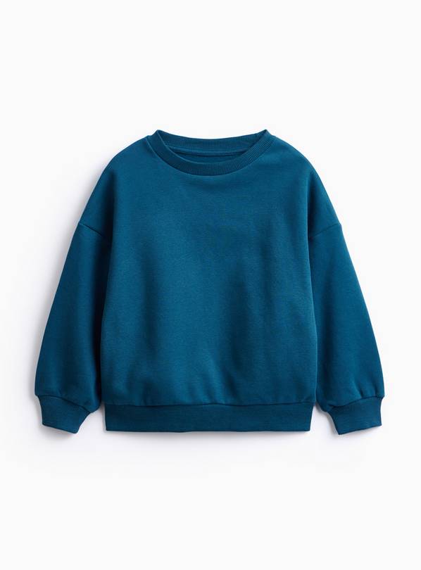 Teal Crew Sweatshirt 4 years