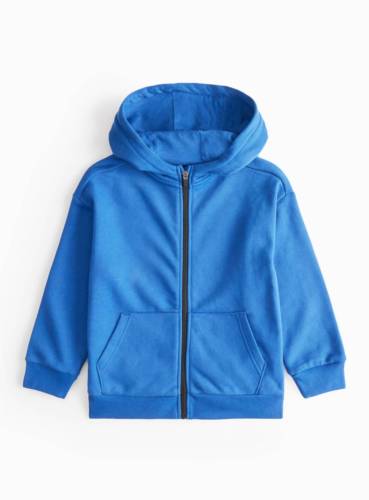 Blue Zip Through Hoodie 1 year - Image 1