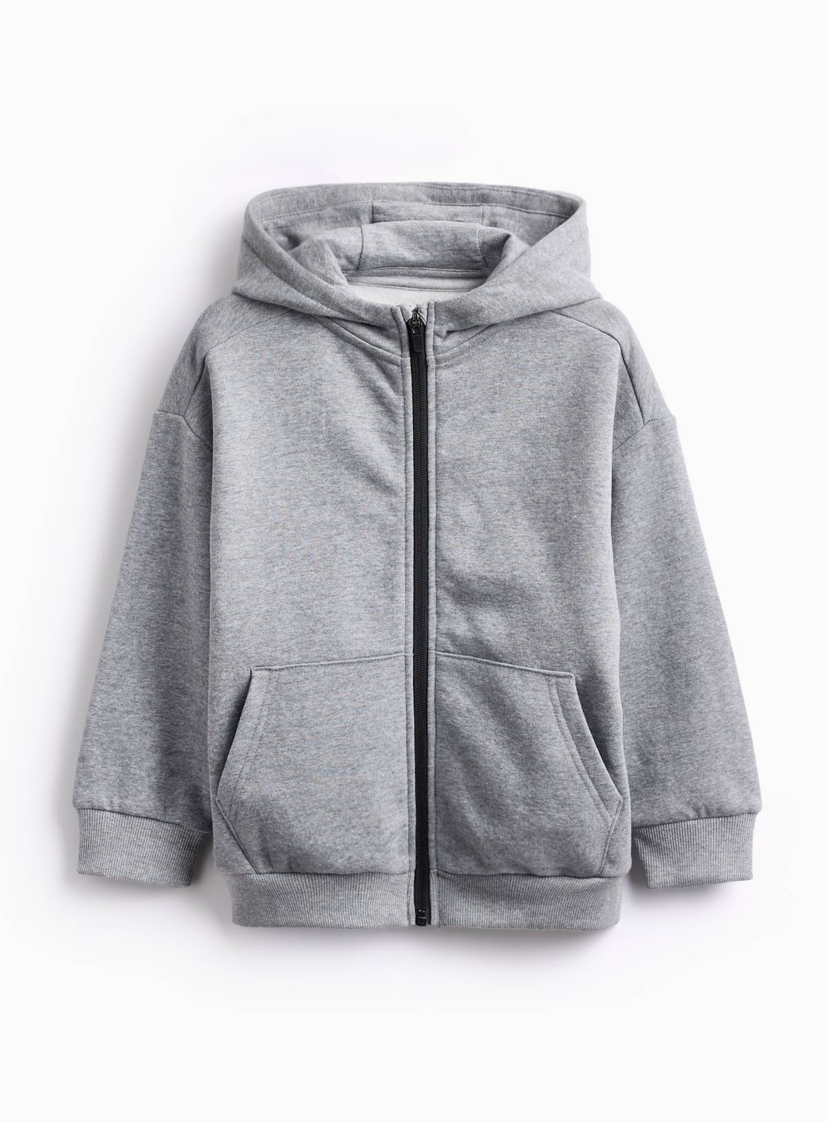 Charcoal Zip Through Hoodie 1 year - Image 1
