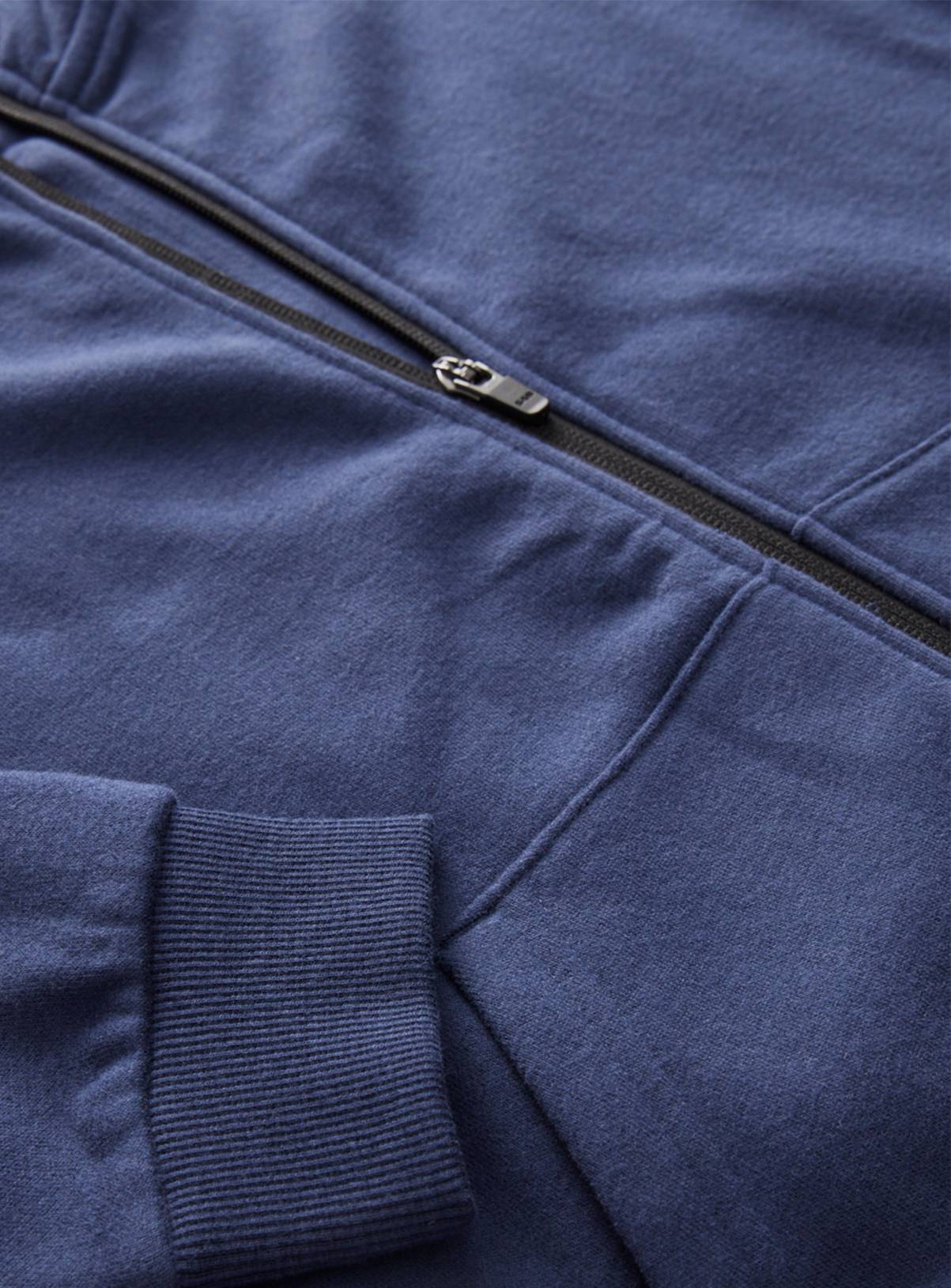 Navy Zip Through Hoodie 2 years - Image 2
