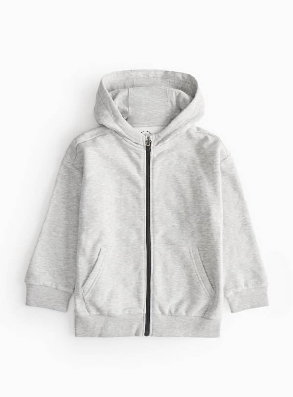 Grey Zip Through Hoodie 6 years