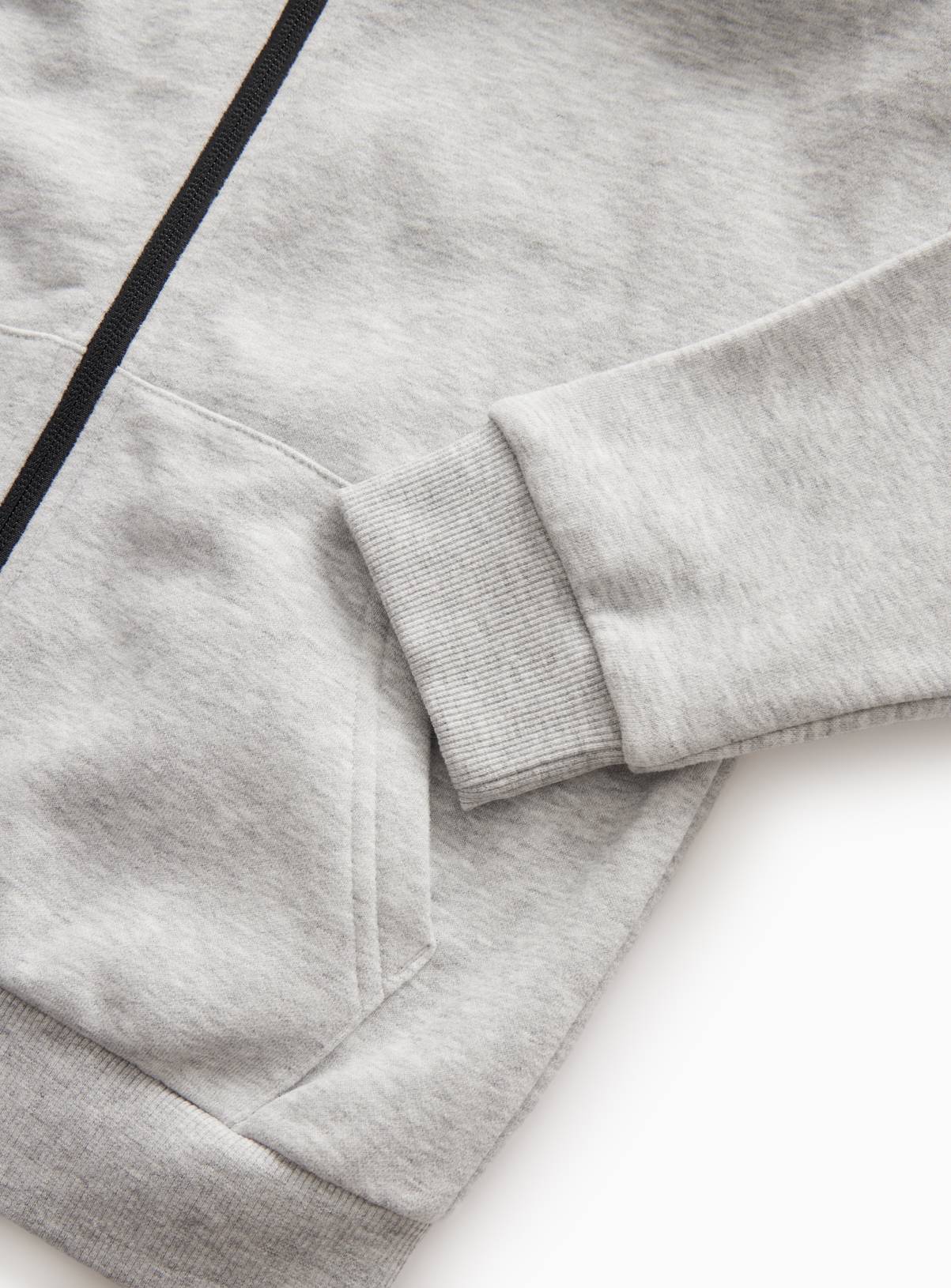 Grey Zip Through Hoodie 6 years - Image 2