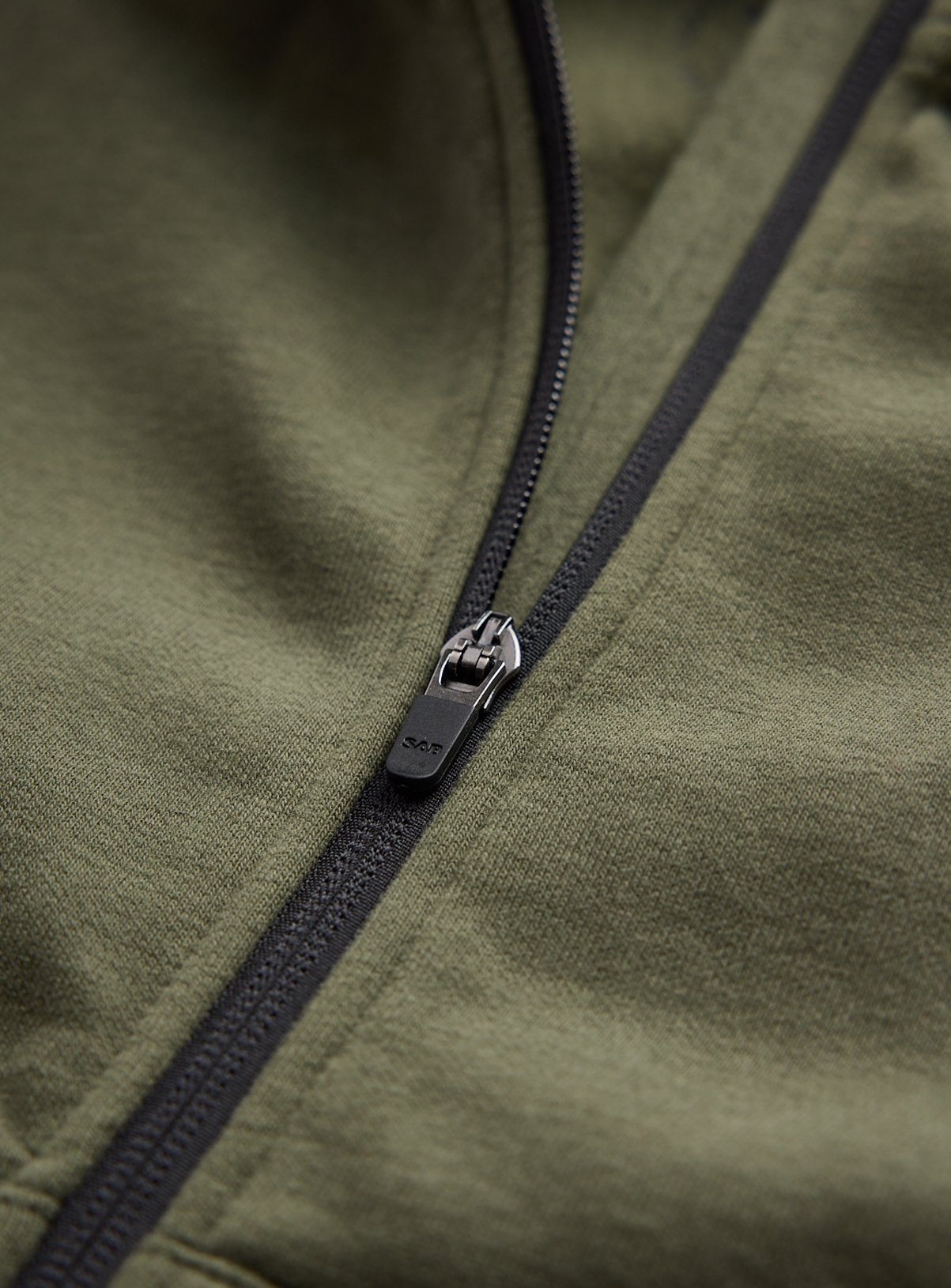 Khaki Zip Through Hoodie 9 years - Image 2 thumbnail