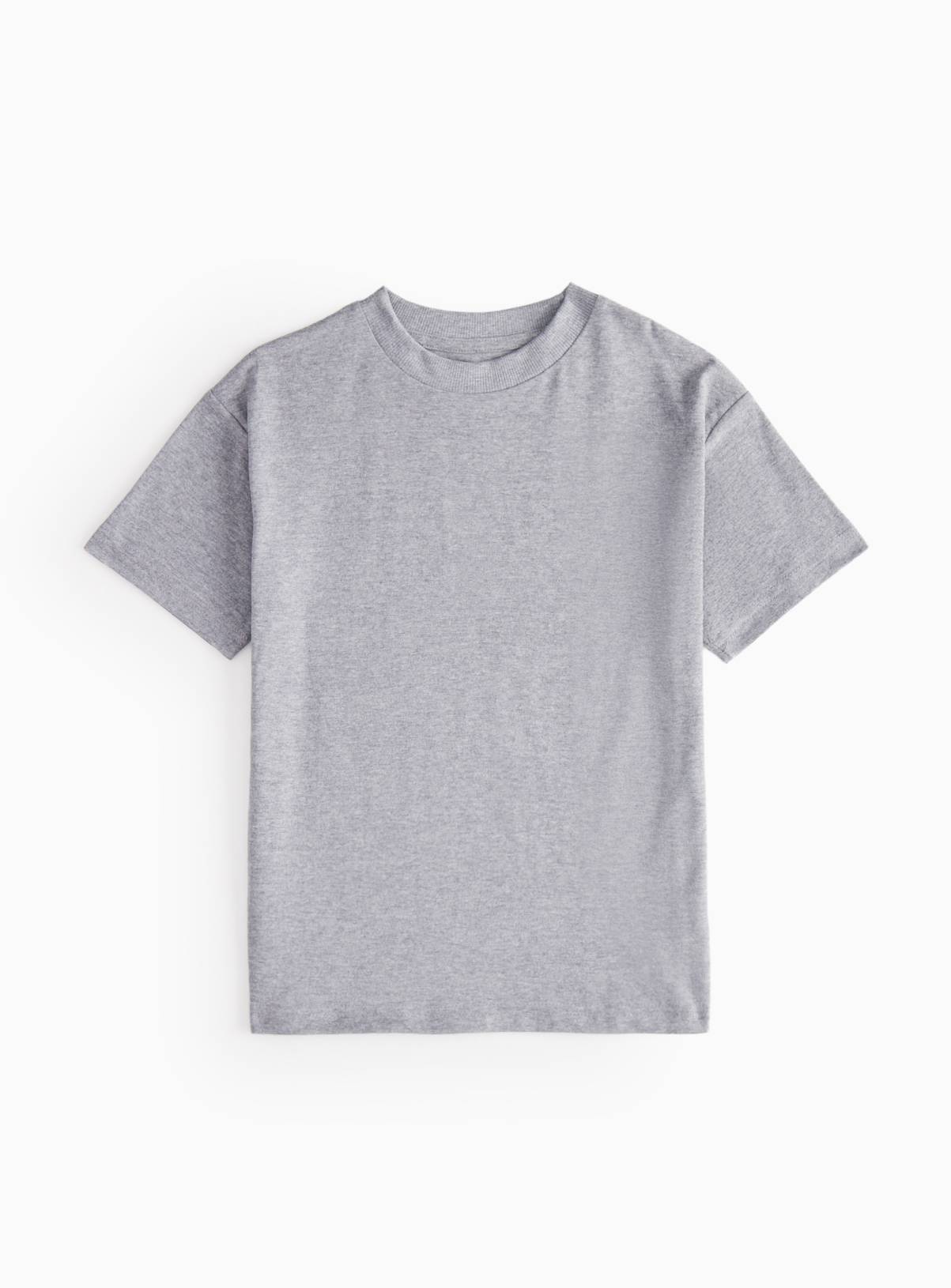 Charcoal Plain T-Shirt 8 years - Image 1