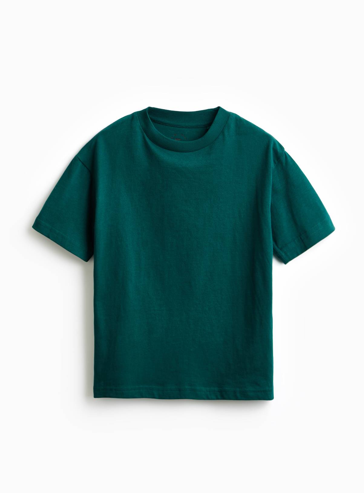 Dark Green Plain T-Shirt 9 years - Image 1