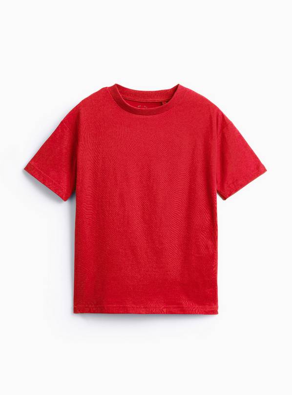 Red Plain T-Shirt 3 years