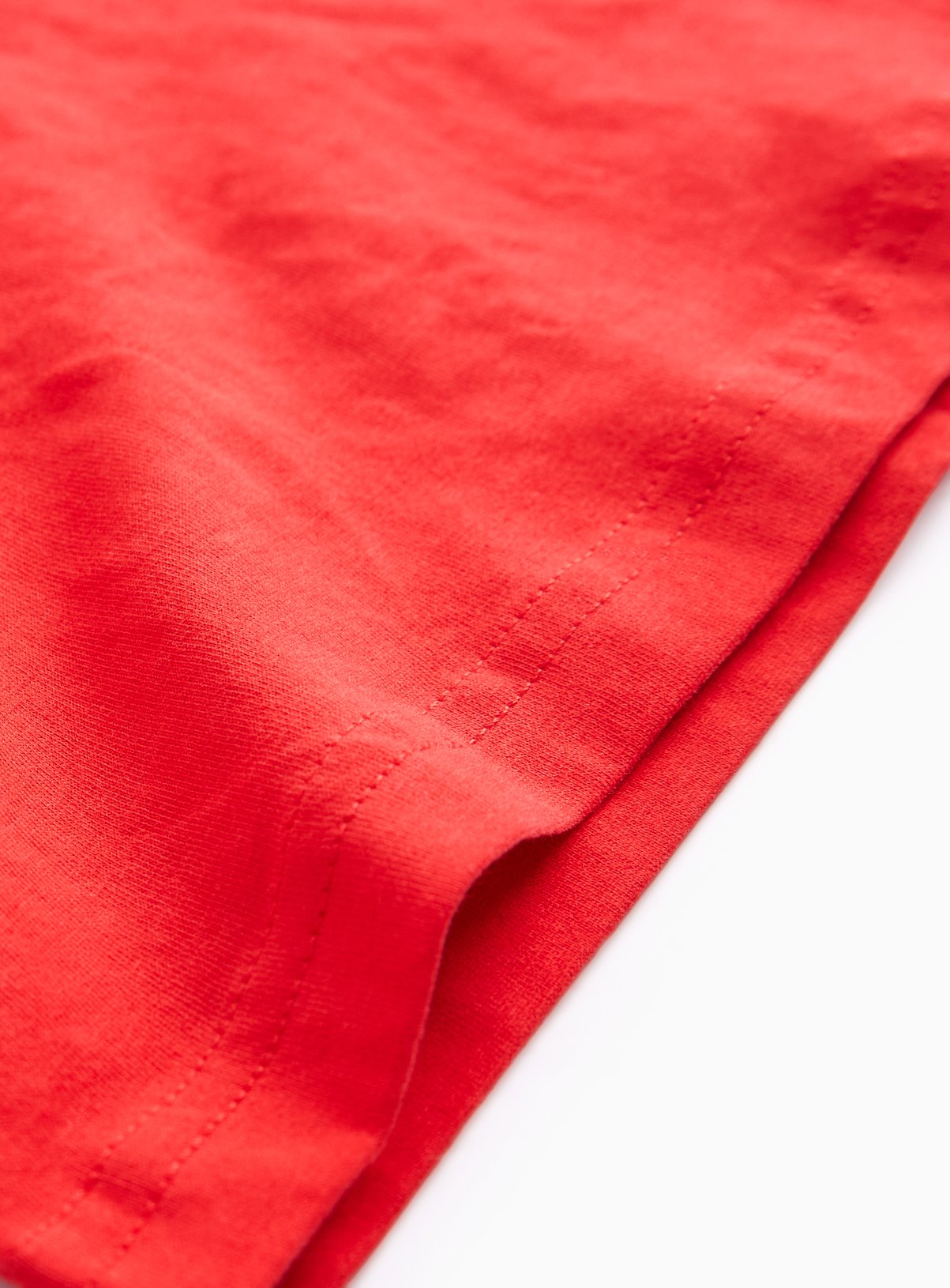 Red Plain T-Shirt 8 years - Image 2 thumbnail