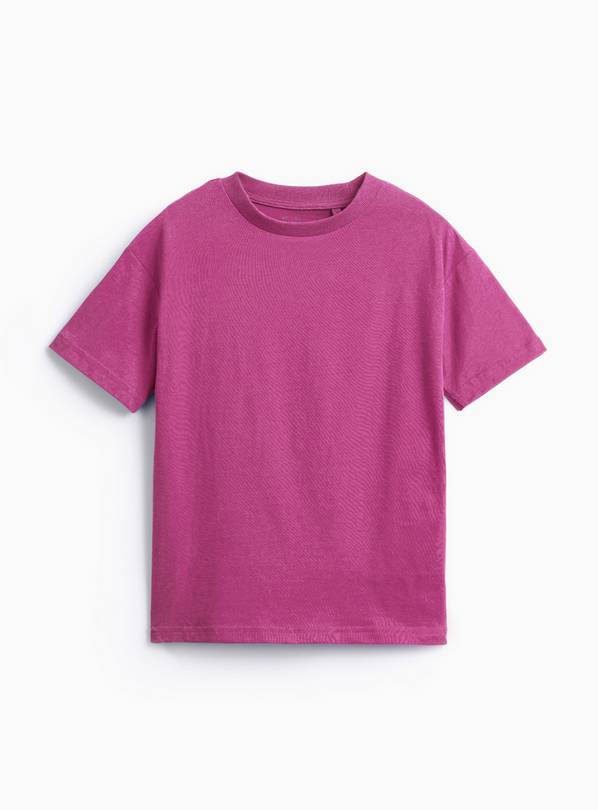 Pink Plain T-Shirt 1 year