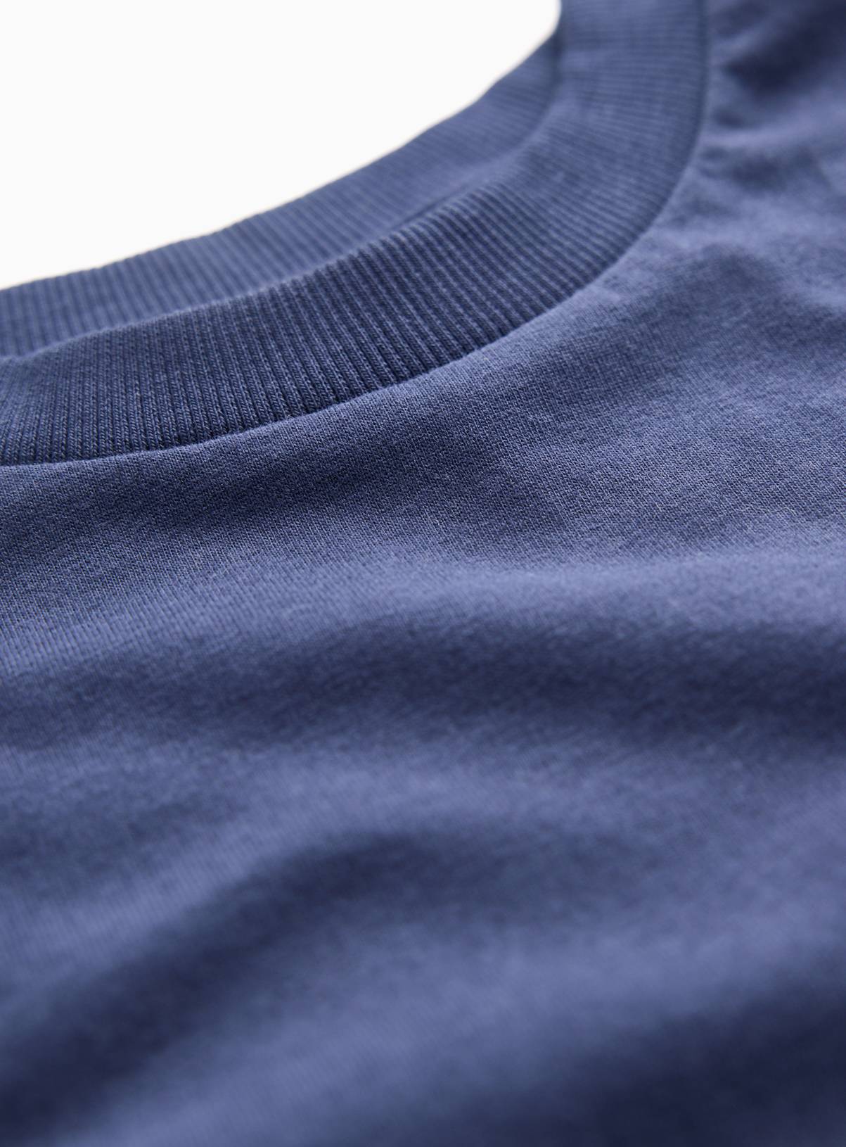 Navy Plain T-Shirt 12 years - Image 2