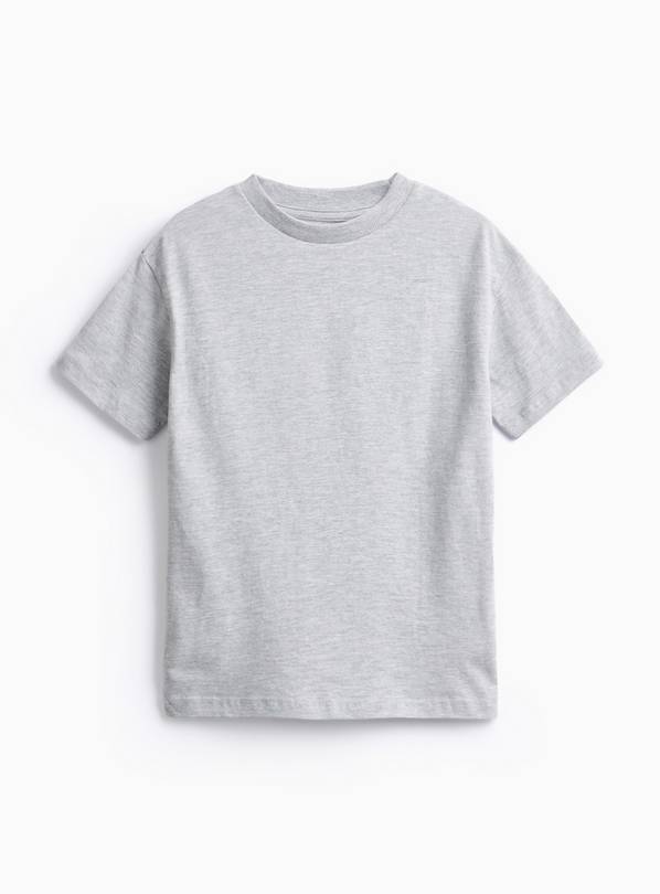 Grey Plain T-Shirt 3 years
