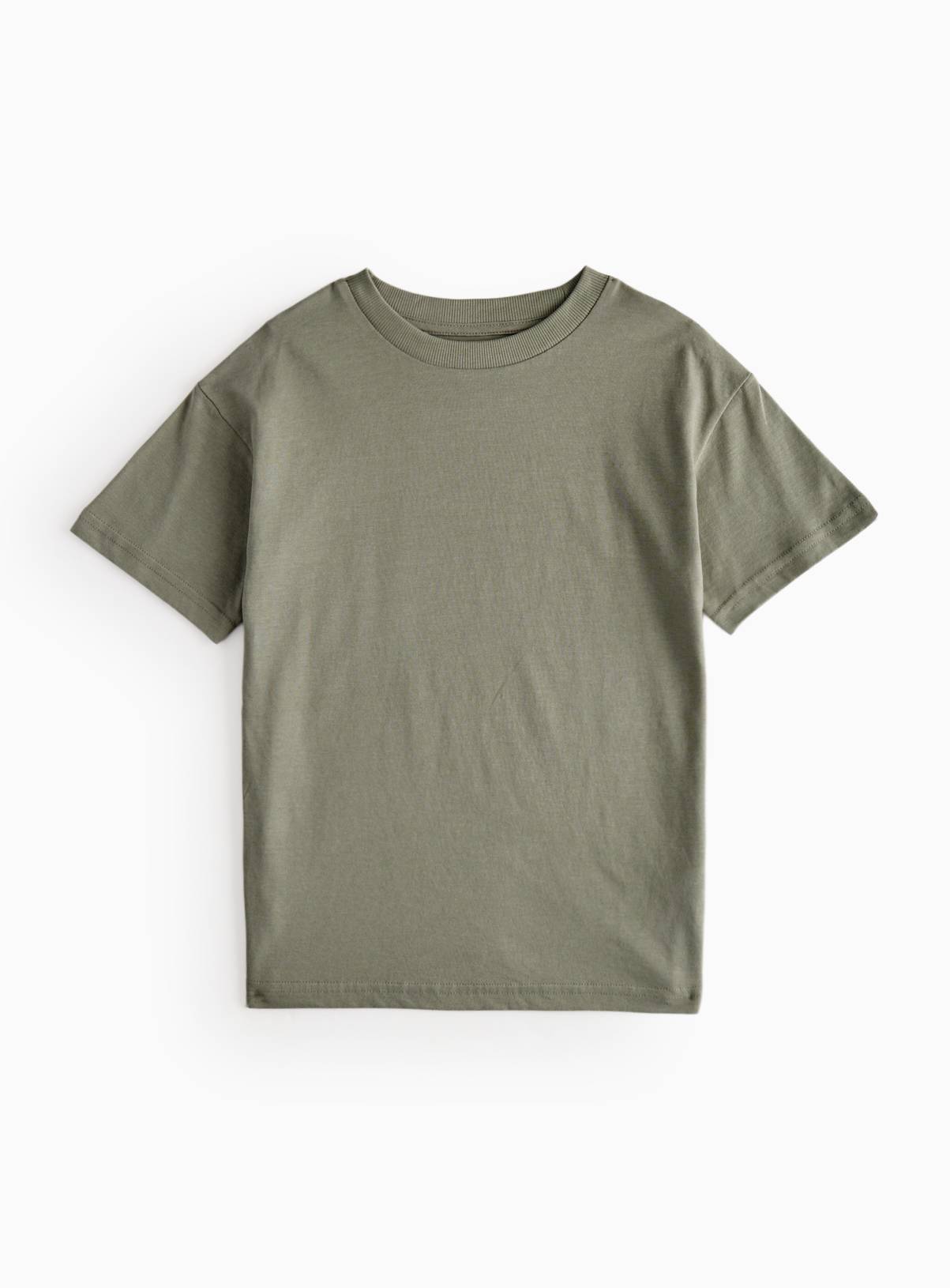 Khaki Plain T-Shirt 14 years - Image 1