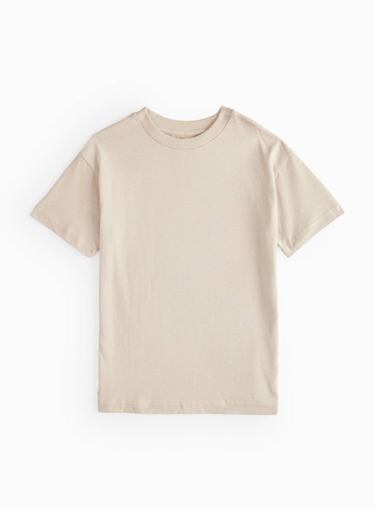 Tan Plain T-Shirt 9 years - Image 1