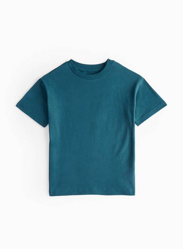 Teal Plain T-Shirt 10 years