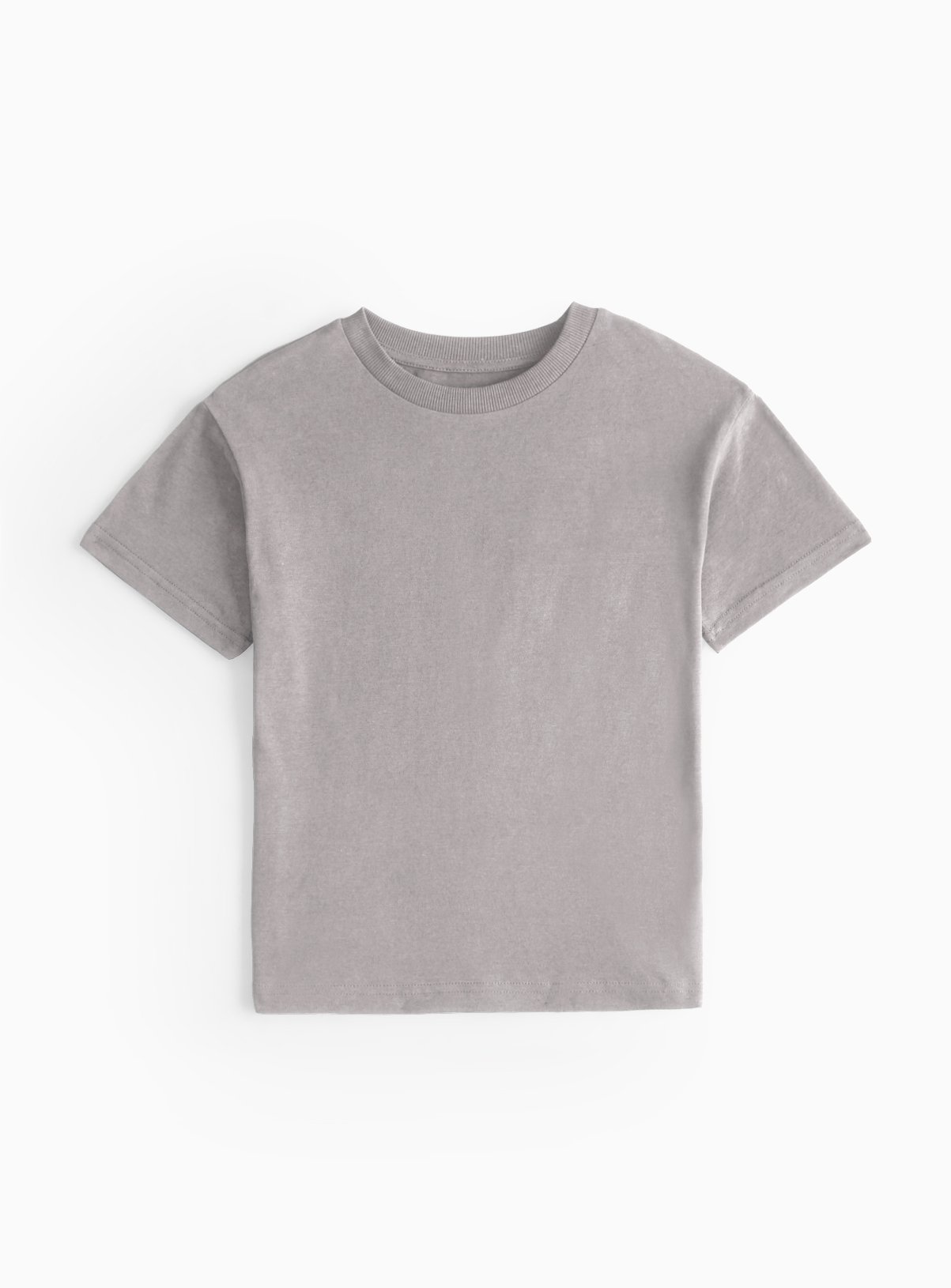 Grey Grey Plain T-Shirt (7 Years) - Tu by Sainsbury's