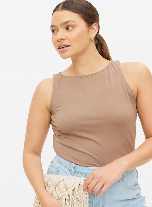 Neutral Boat Neck Sleeveless Tank 14