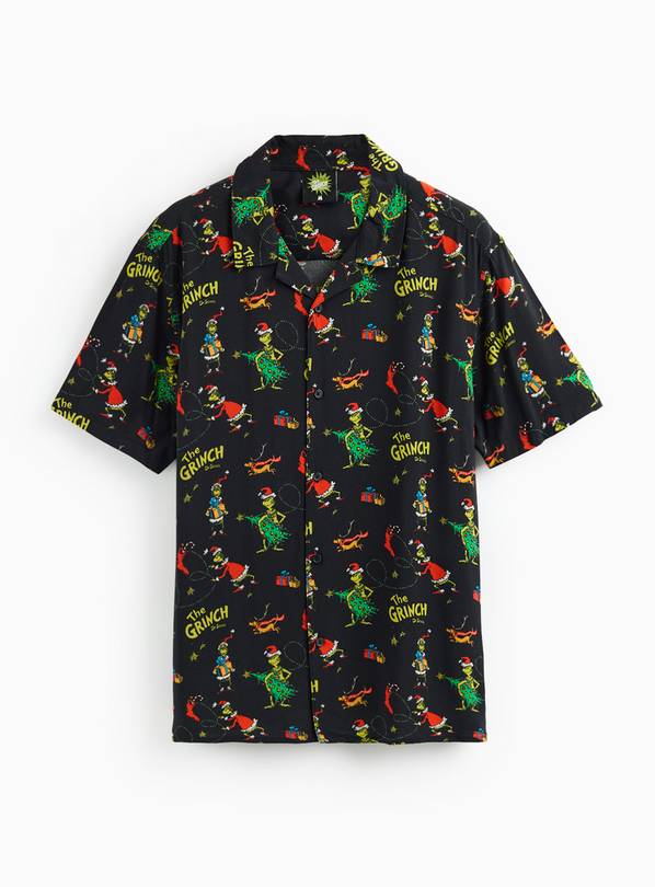 The Grinch Christmas Printed Viscose Shirt XXXL
