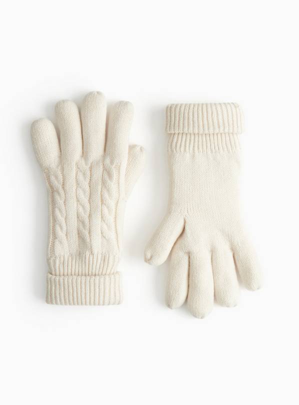 Heat Holders® Cream Gloves S/M