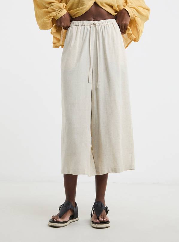 JD WILLIAMS Linen Culottes Stone 22