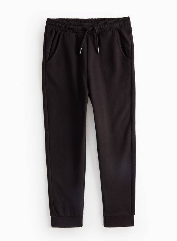Black Cuffed Joggers 6 years