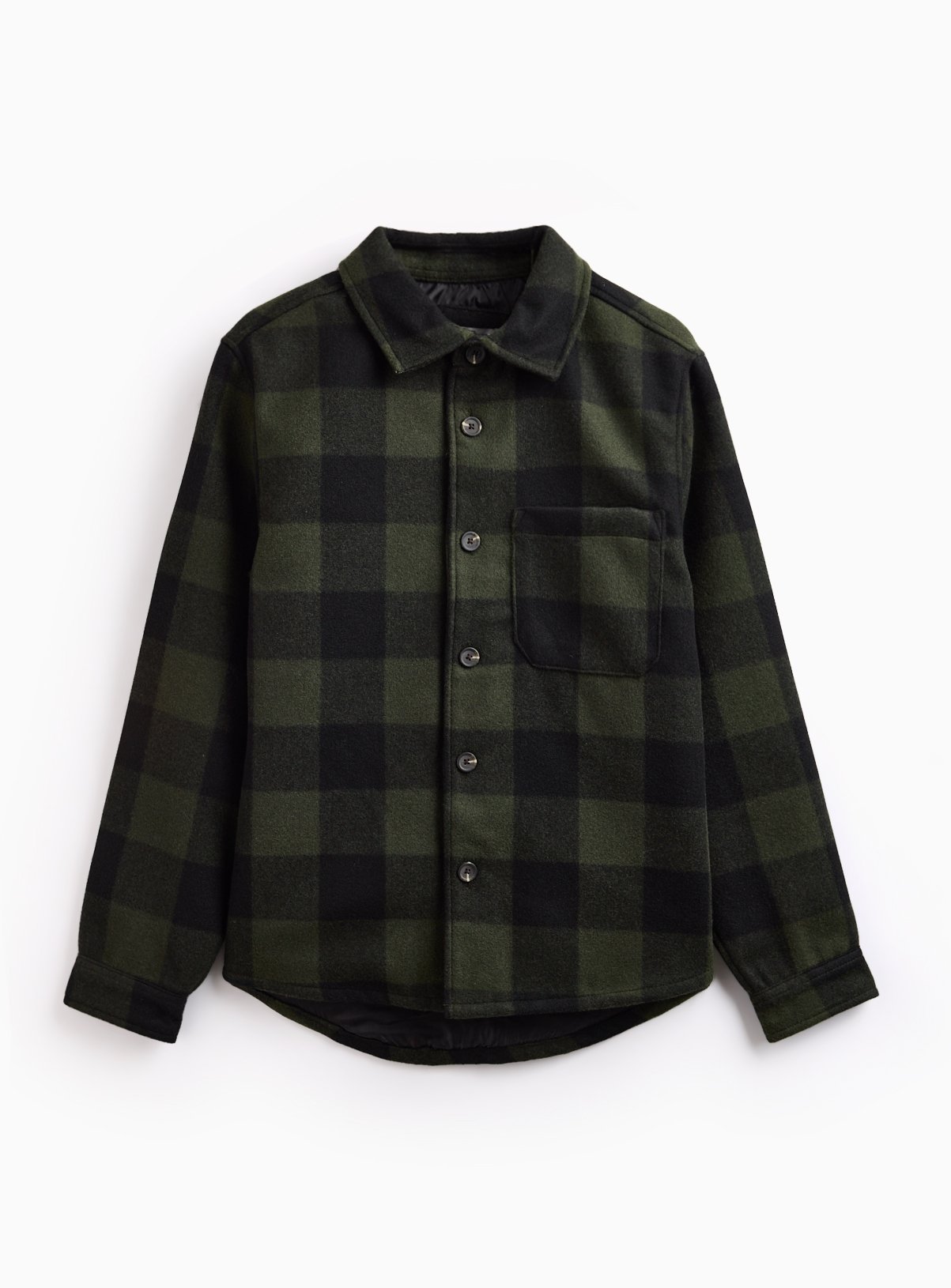Buy Khaki Buffalo Check Shacket L | Gifts for him | Tu