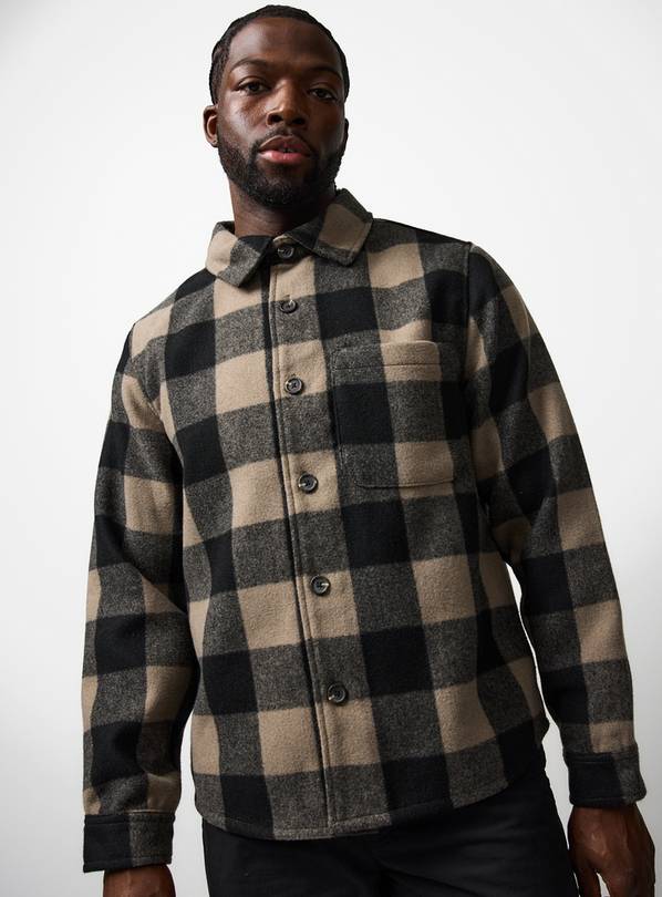 Stone Buffalo Check Shacket XXXXL