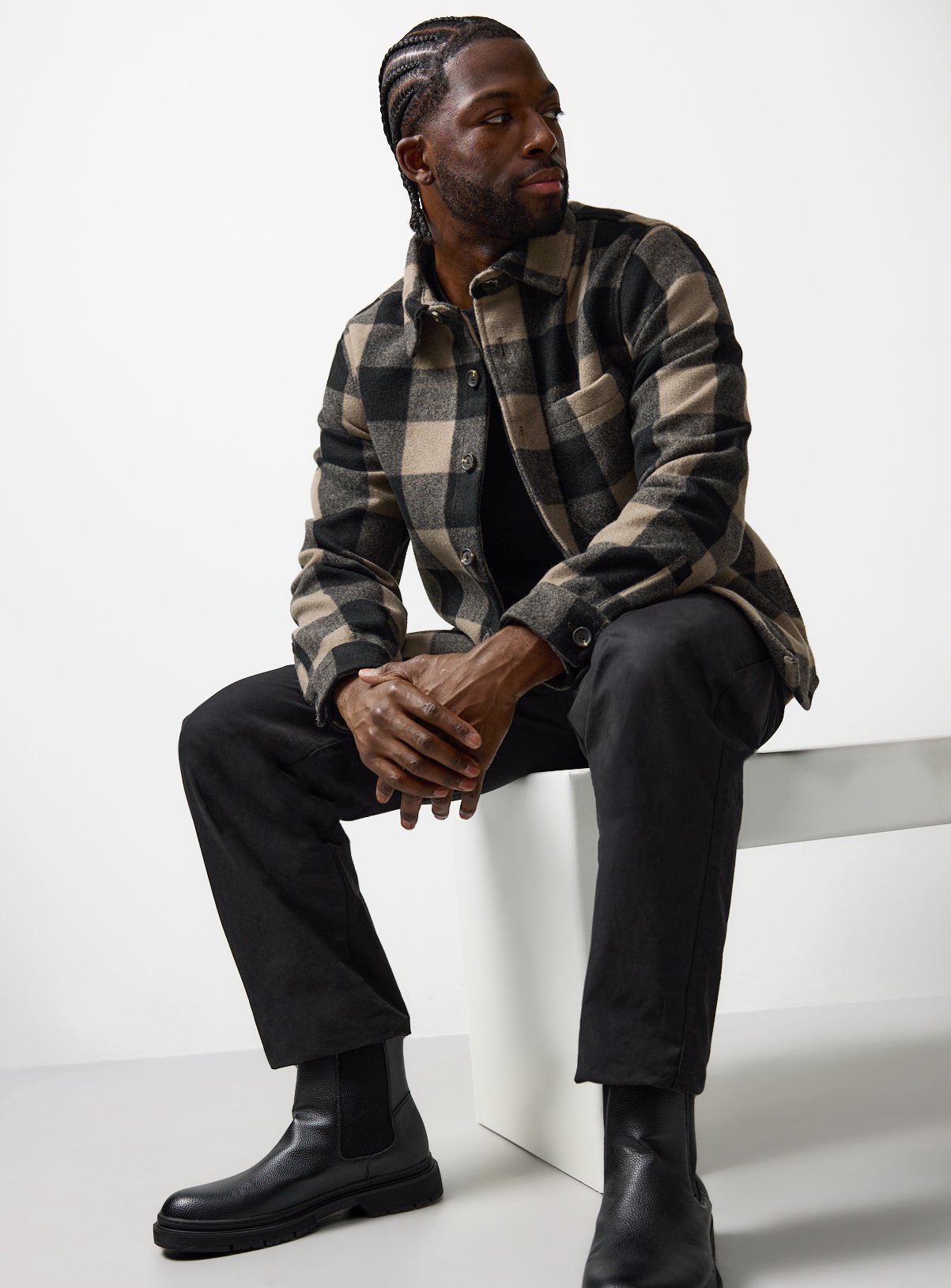 Stone Buffalo Check Shacket XXXXL - Image 2 thumbnail