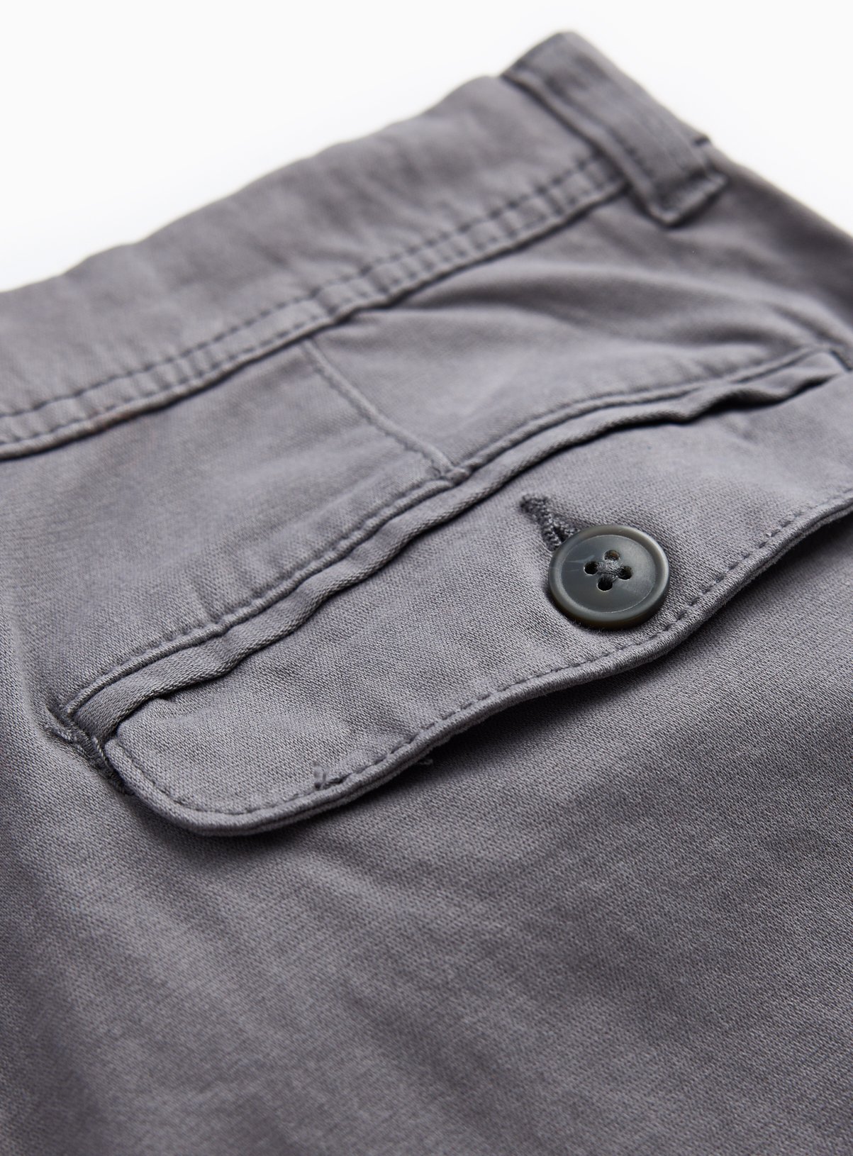 Grey Straight Leg Cargo Trousers 44R - Image 4 thumbnail