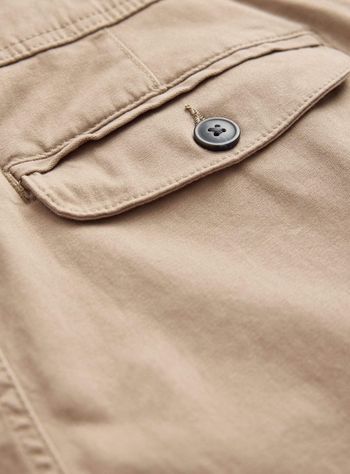 Stone Straight Leg Cargo Trousers 42S - Image 4 thumbnail