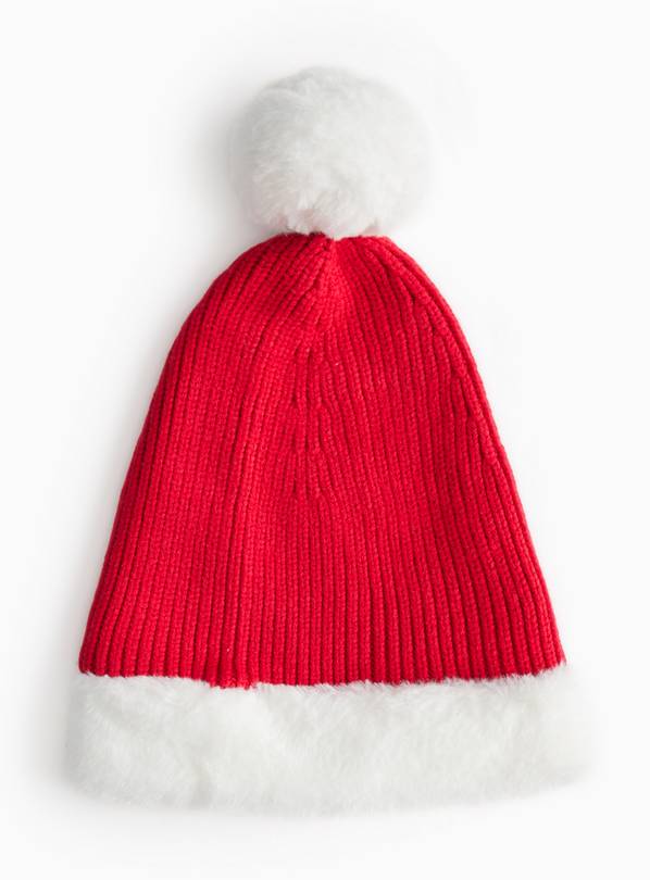 Christmas Santa Red Knitted Hat  3-5 years