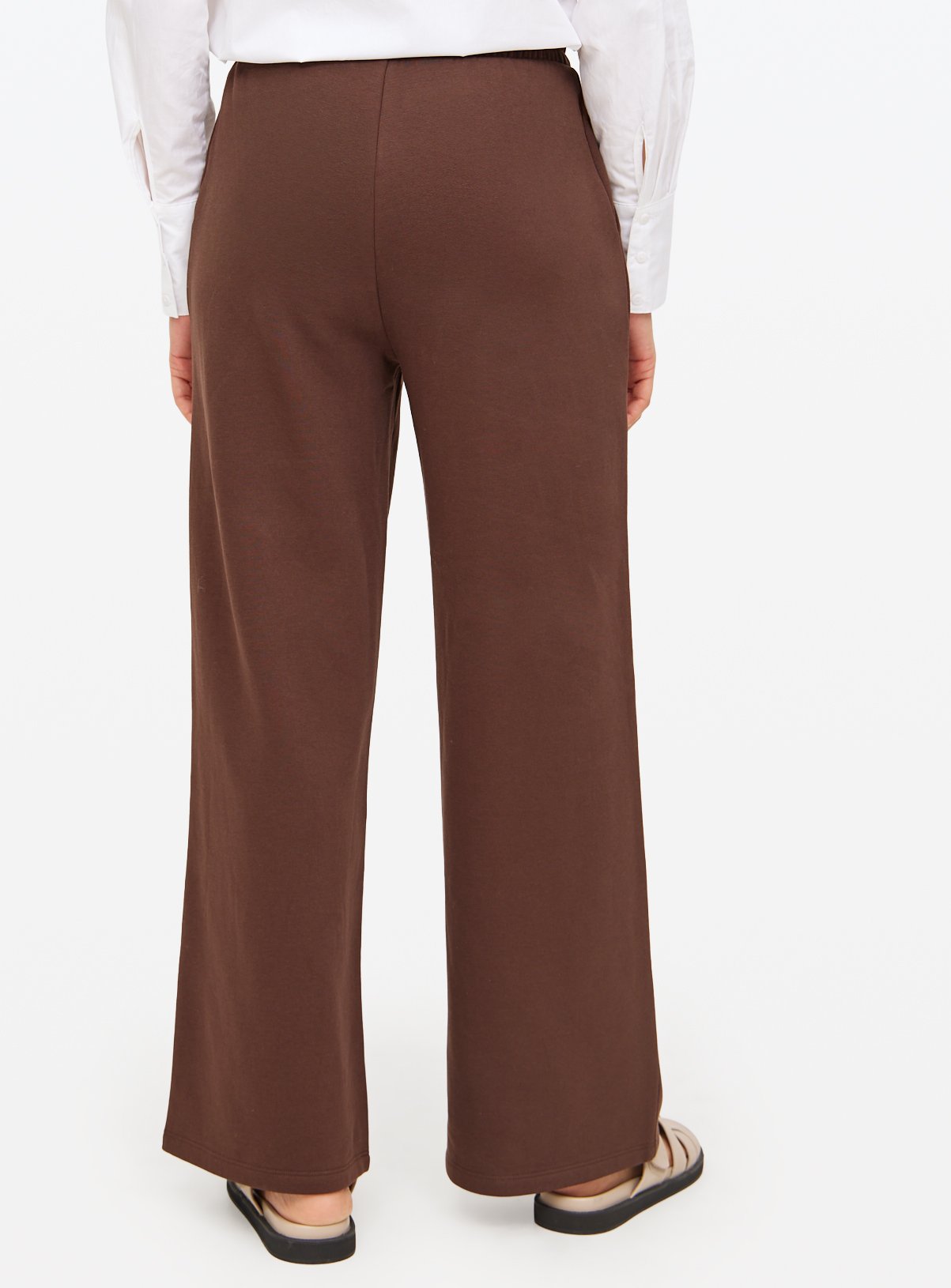 Brown Core Wide Leg Joggers  S - Image 4 thumbnail